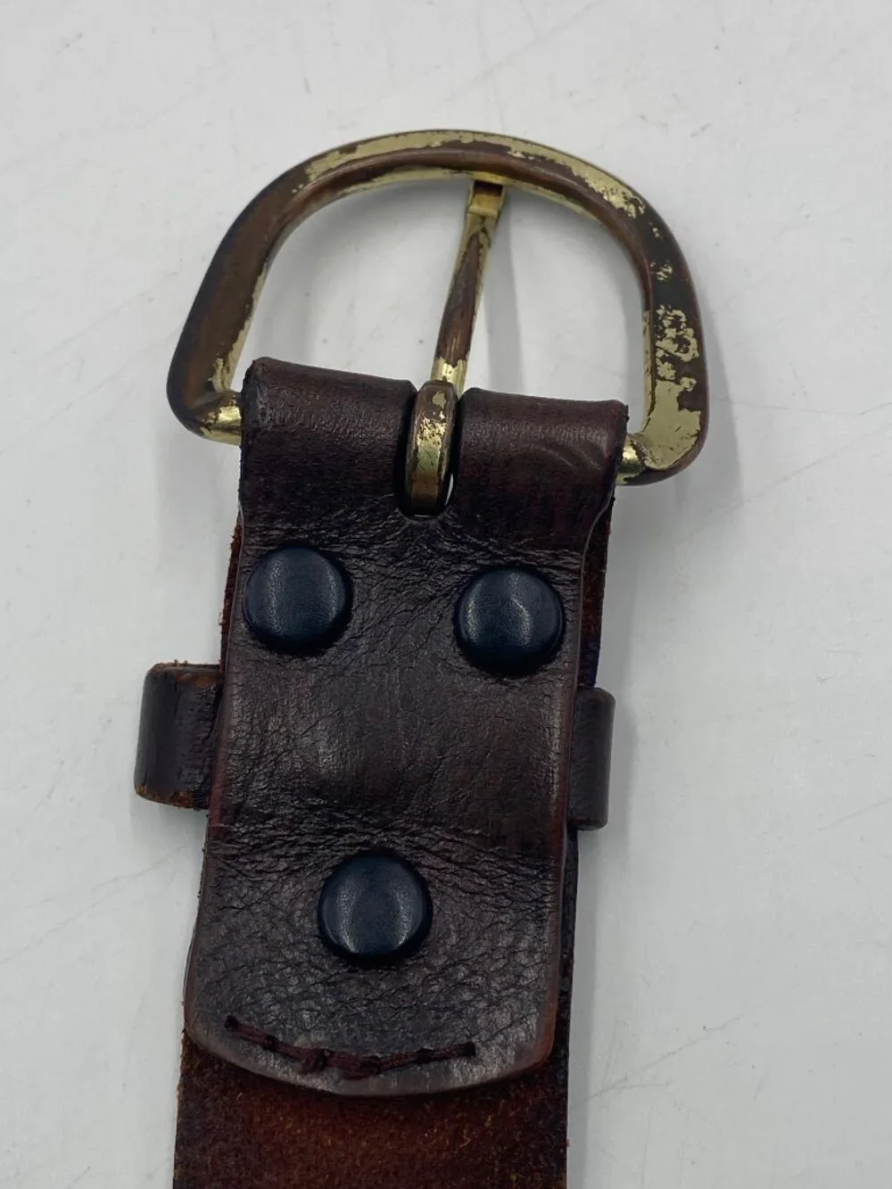 Wrangler Leather Western Belt Brown Tooled Eagle Bird Size 40 Well Loved 1 3/8